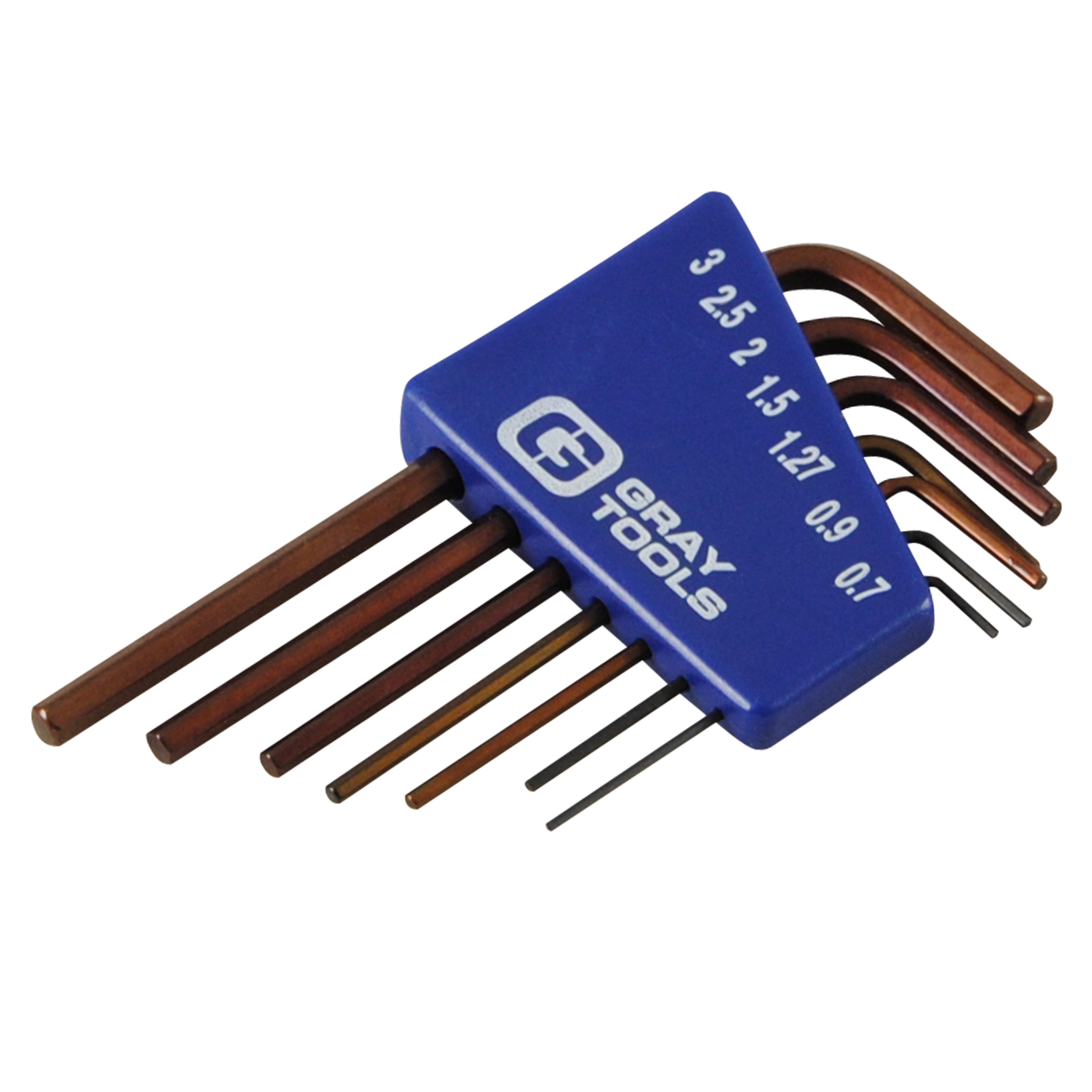 7 Piece Metric Short Arm S2 Hex Key Set