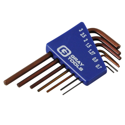 7 Piece Metric Short Arm S2 Hex Key Set
