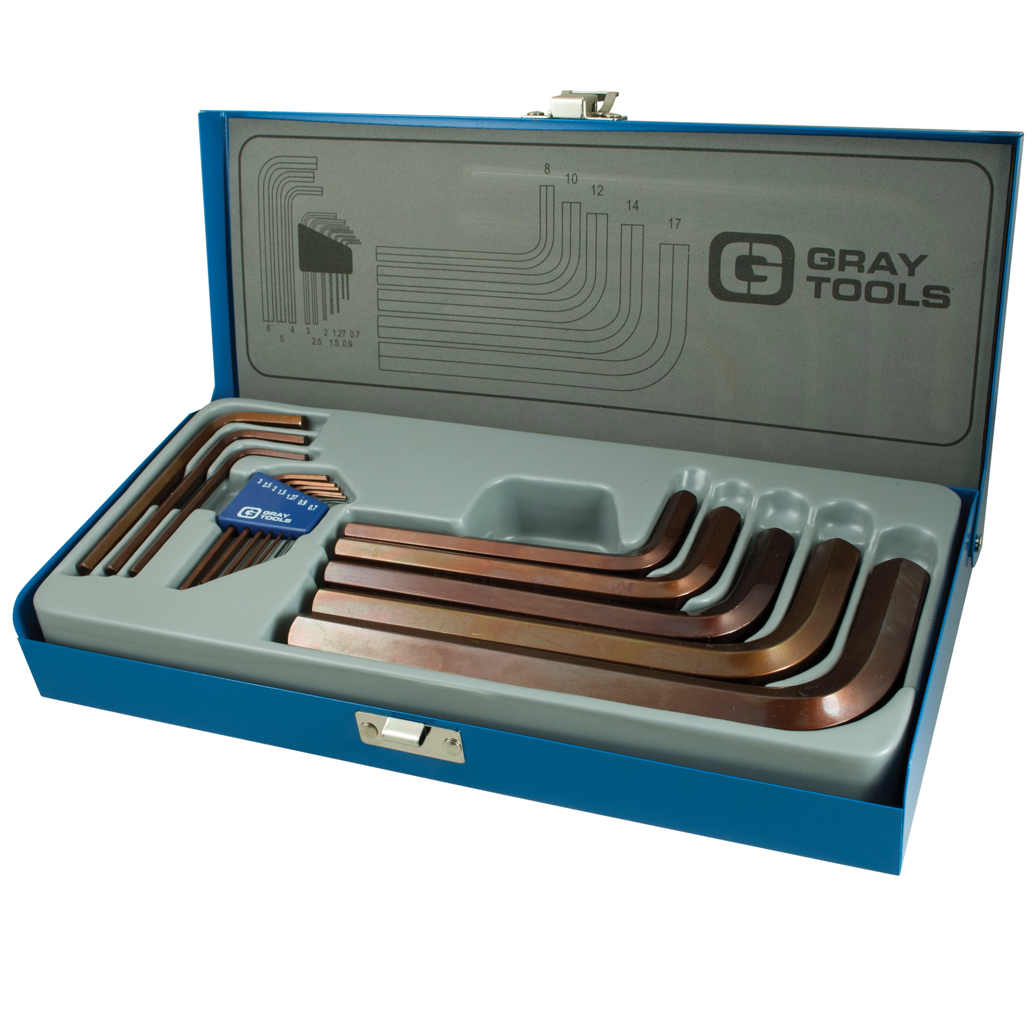 15 Piece Metric Short Arm Hex Key Set