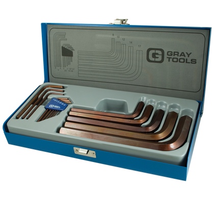 15 piece metric short arm hex key set