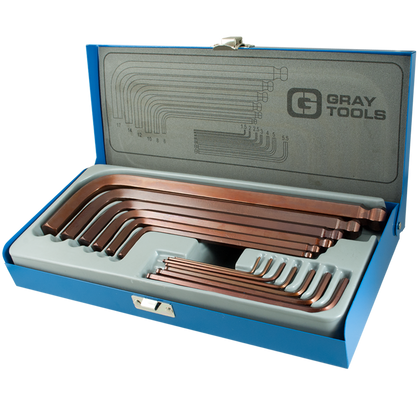 13 piece metric long arm ball hex key set