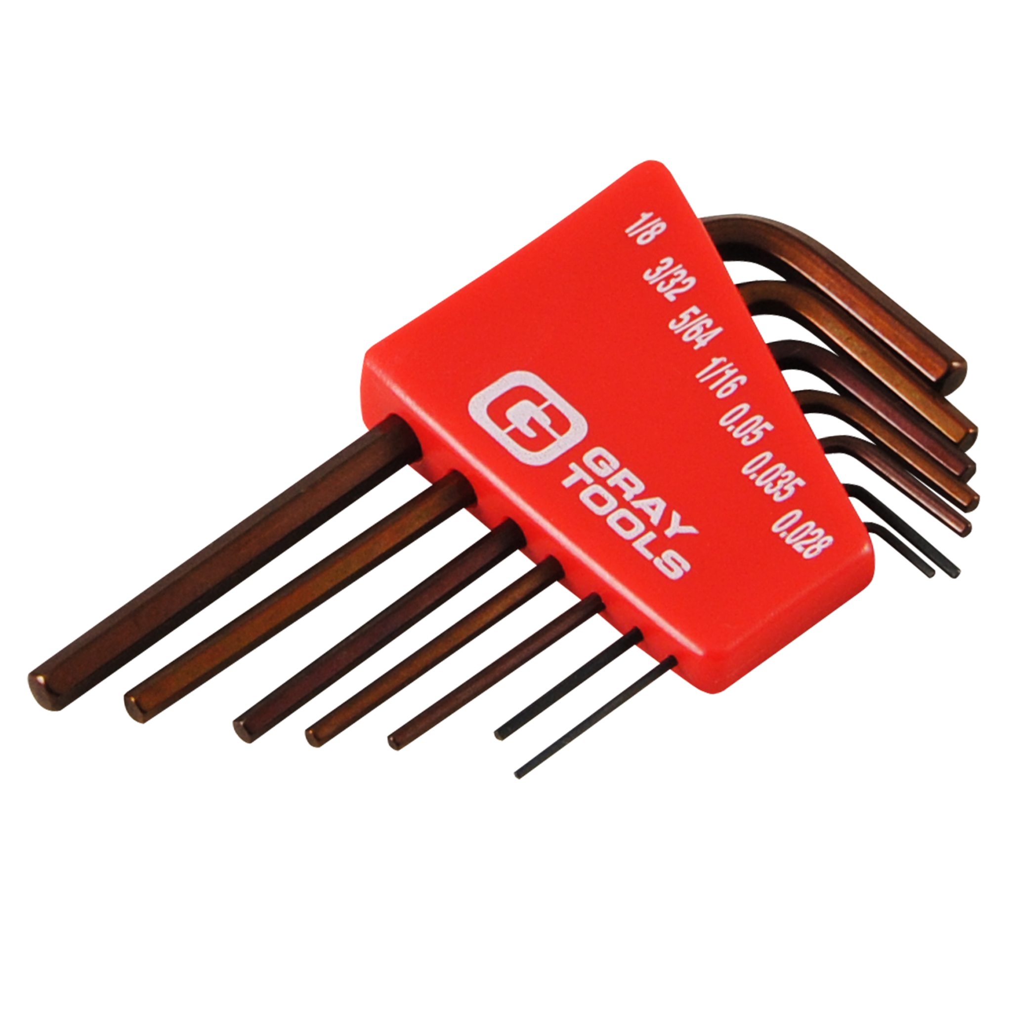 7 Piece SAE Short Arm S2 Hex Key Set