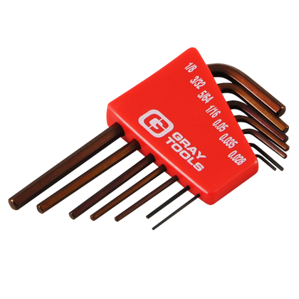 7 Piece SAE Short Arm S2 Hex Key Set