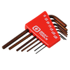7 Piece SAE Short Arm S2 Hex Key Set