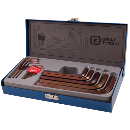 15 piece SAE short arm hex key set