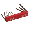 9 Piece SAE Short Folding S2 Hex Key Set