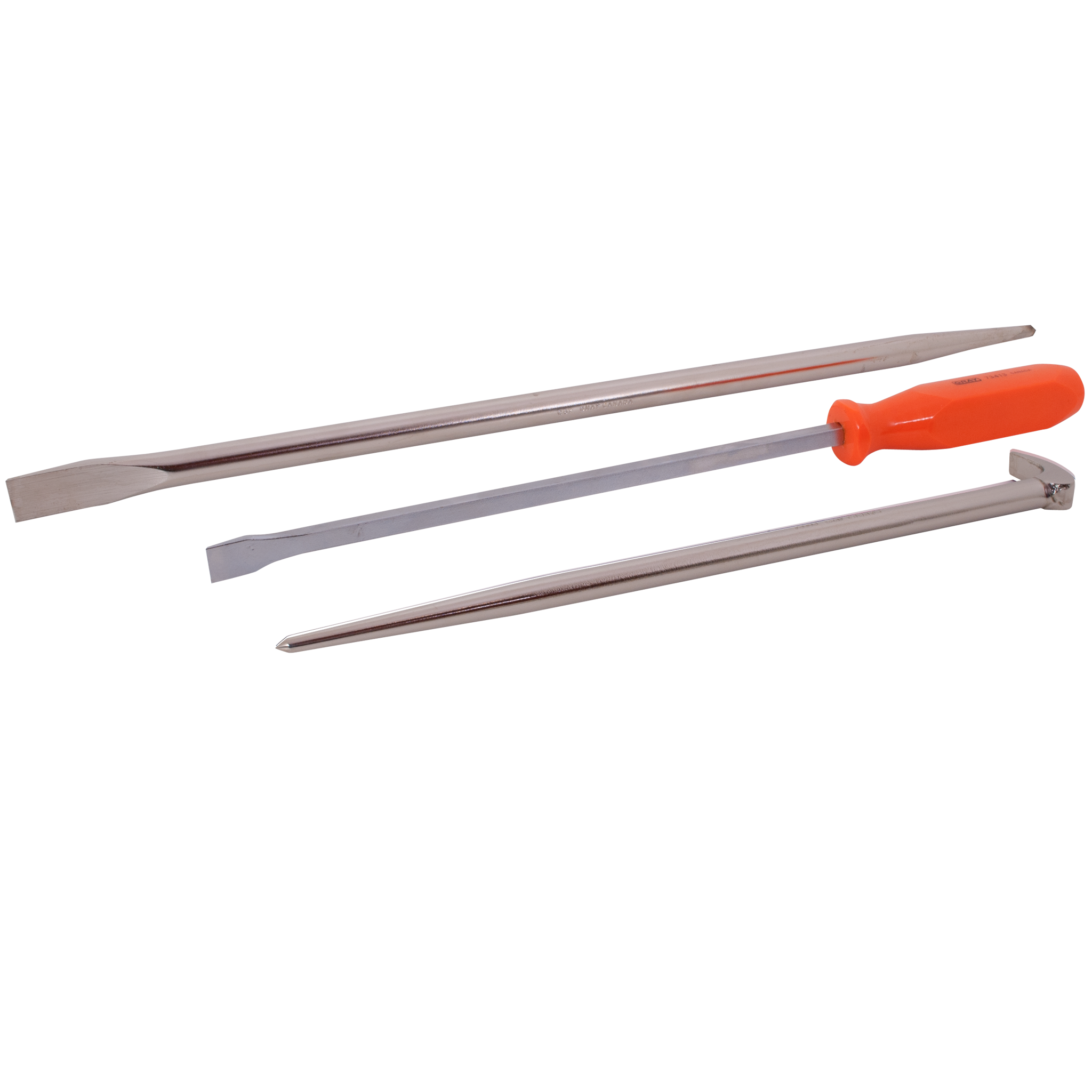 3 Piece Assorted Pry Bar Set