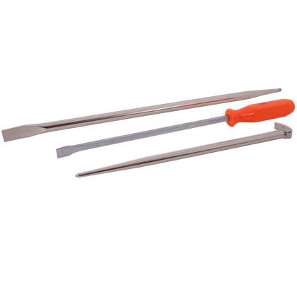 3 piece assorted pry bar set