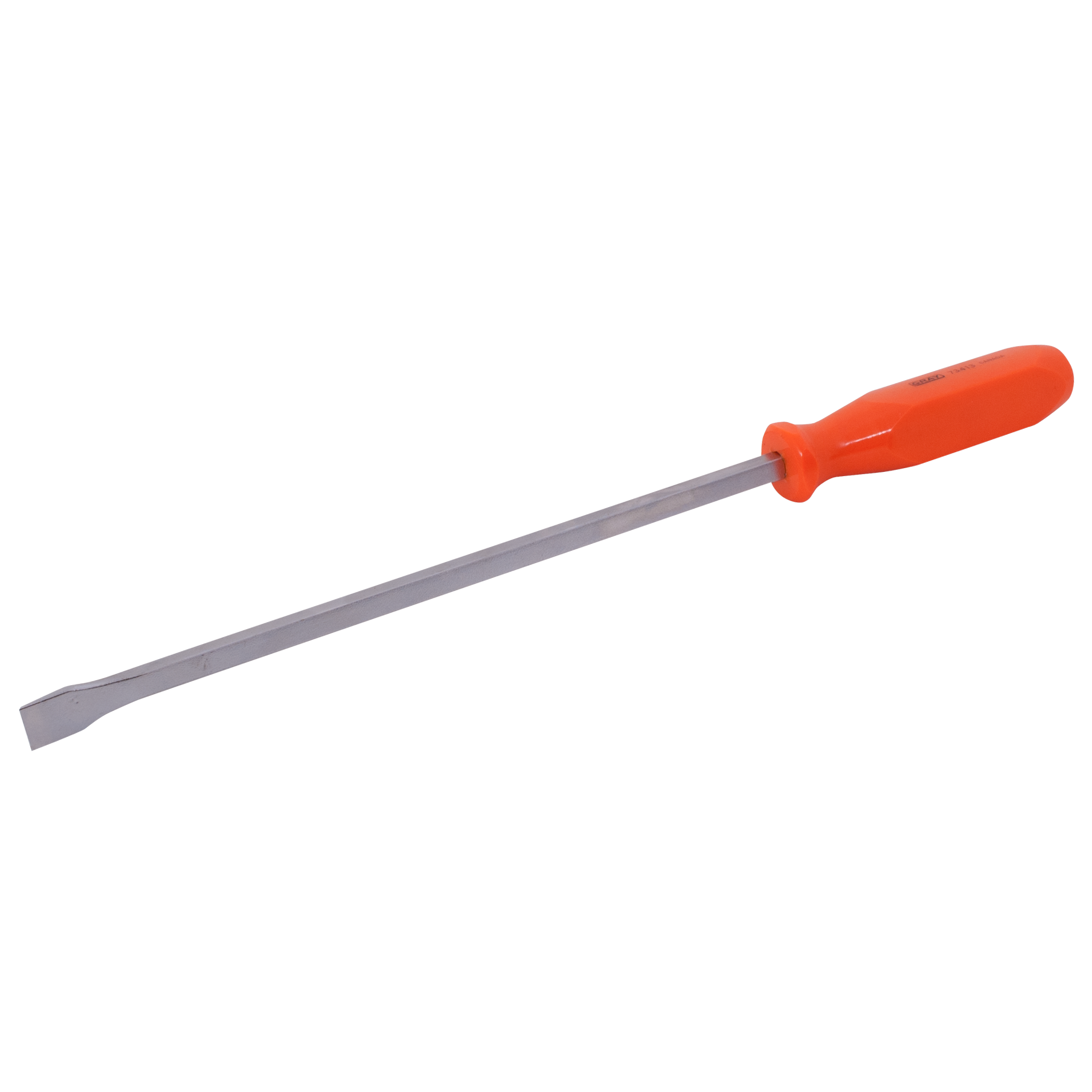 Screwdriver Handle Pry Bars, Curved Nickel Plated Blades