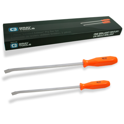 gray tools 2 piece limited edition pry bar set