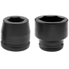 1-1/2" Drive 6 Point Standard Length Sockets - Impact Black Industrial Finish