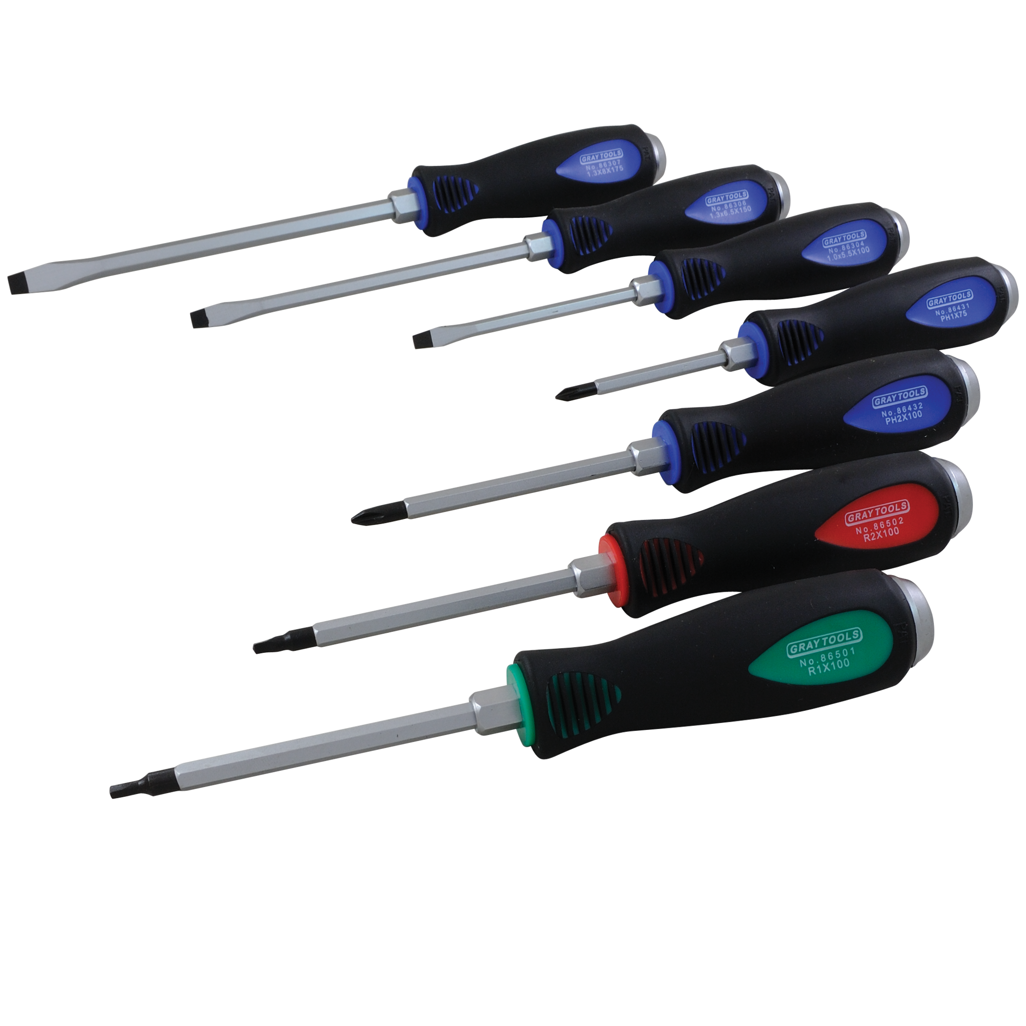 7 Piece Heavy Duty Comfort Grip Screwdriver Set