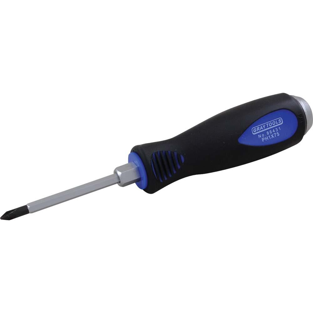 Phillips®, Hex Shank Heavy Duty Comfort Grip Screwdrivers