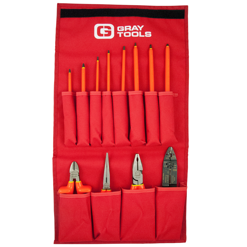 Insulated 12 Piece Screwdriver/Pliers Set