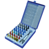 36 Piece Colour Insert Bit Set With Metal Case