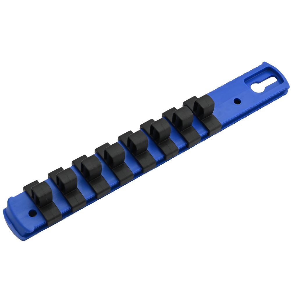 3/8" Dr. and 1/2" Dr. Socket Organizers With Rails for Metric & SAE Sockets
