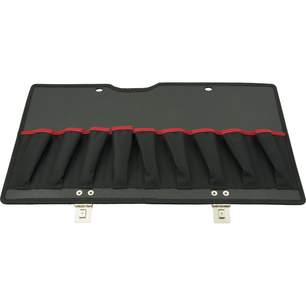 Top Lid Tool Panel For Mobile Tool Chests With 9 Pockets