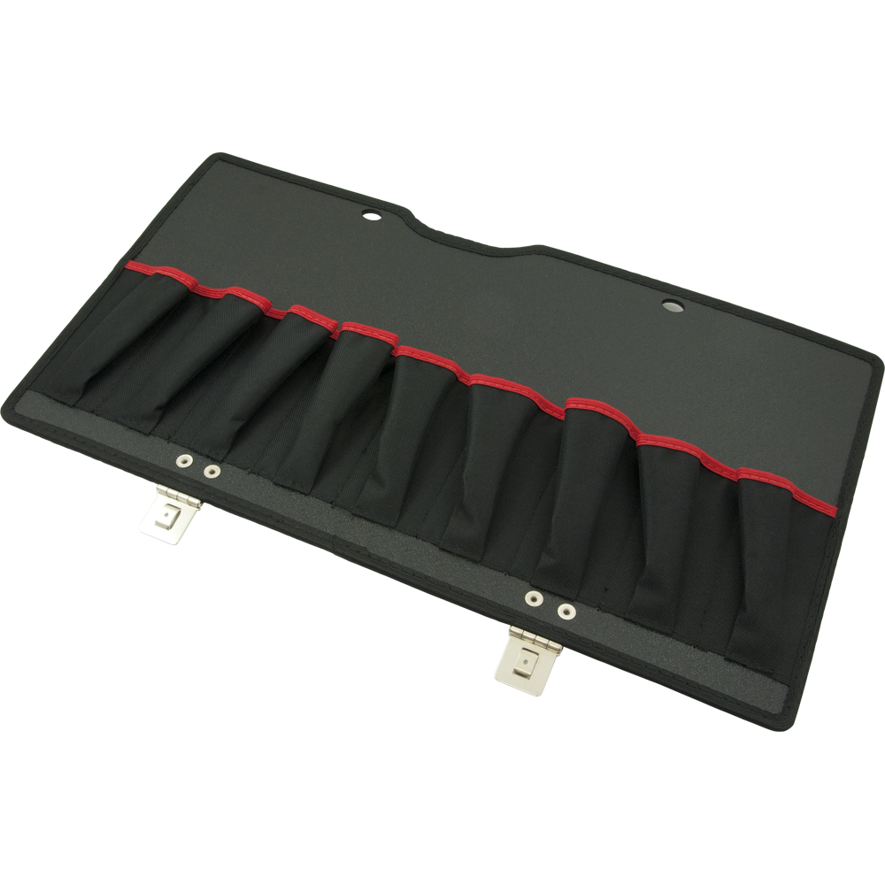 Top Lid Tool Panel For Mobile Tool Chests With 9 Pockets