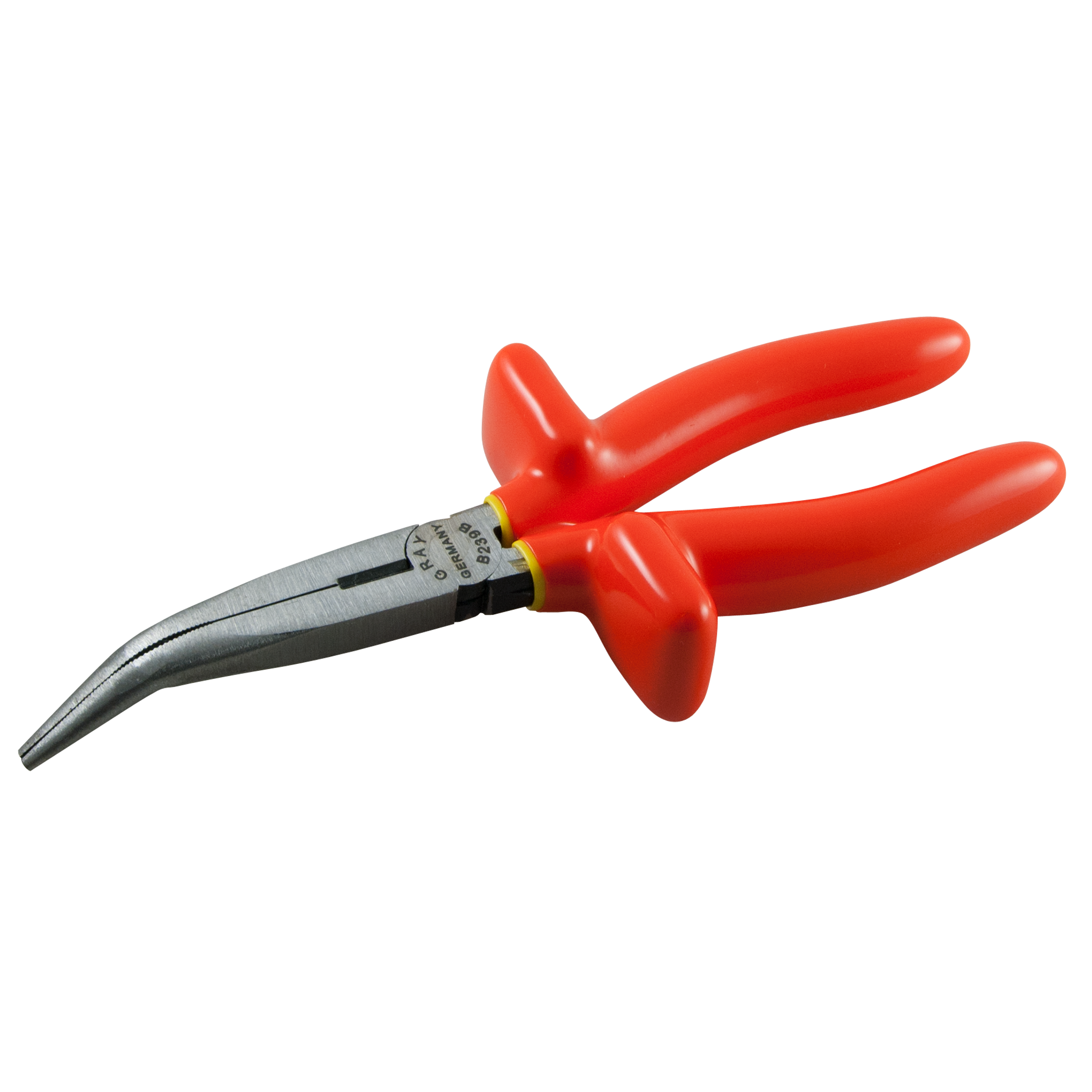 Insulated Needle Nose 45° Curved With Cutter