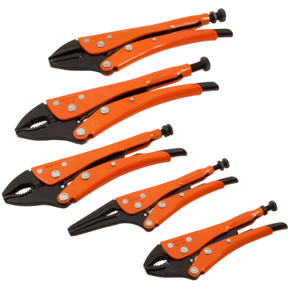 grip on 5 pieces general service set distributed by gray tools