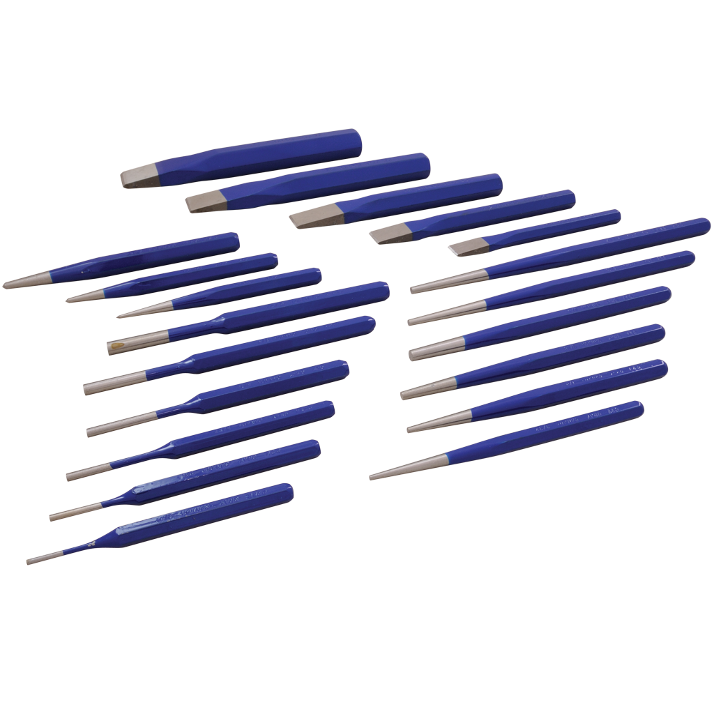 20 Piece Punch & Chisel Set
