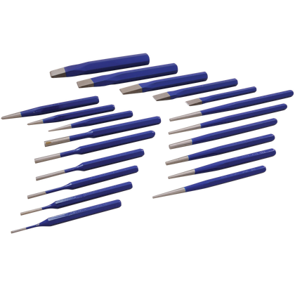 20 piece punch chisel set