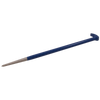 Rolling Head Pry Bars, Round Shank with Polished Point, Royal Blue Paint Finish