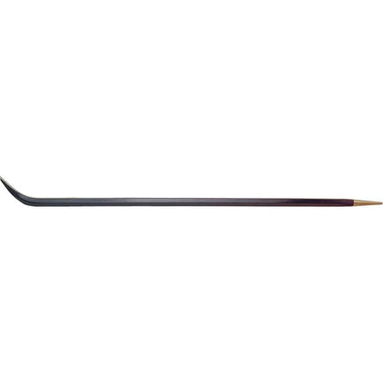 railroad track pry bar 45 bent end royal blue paint finish