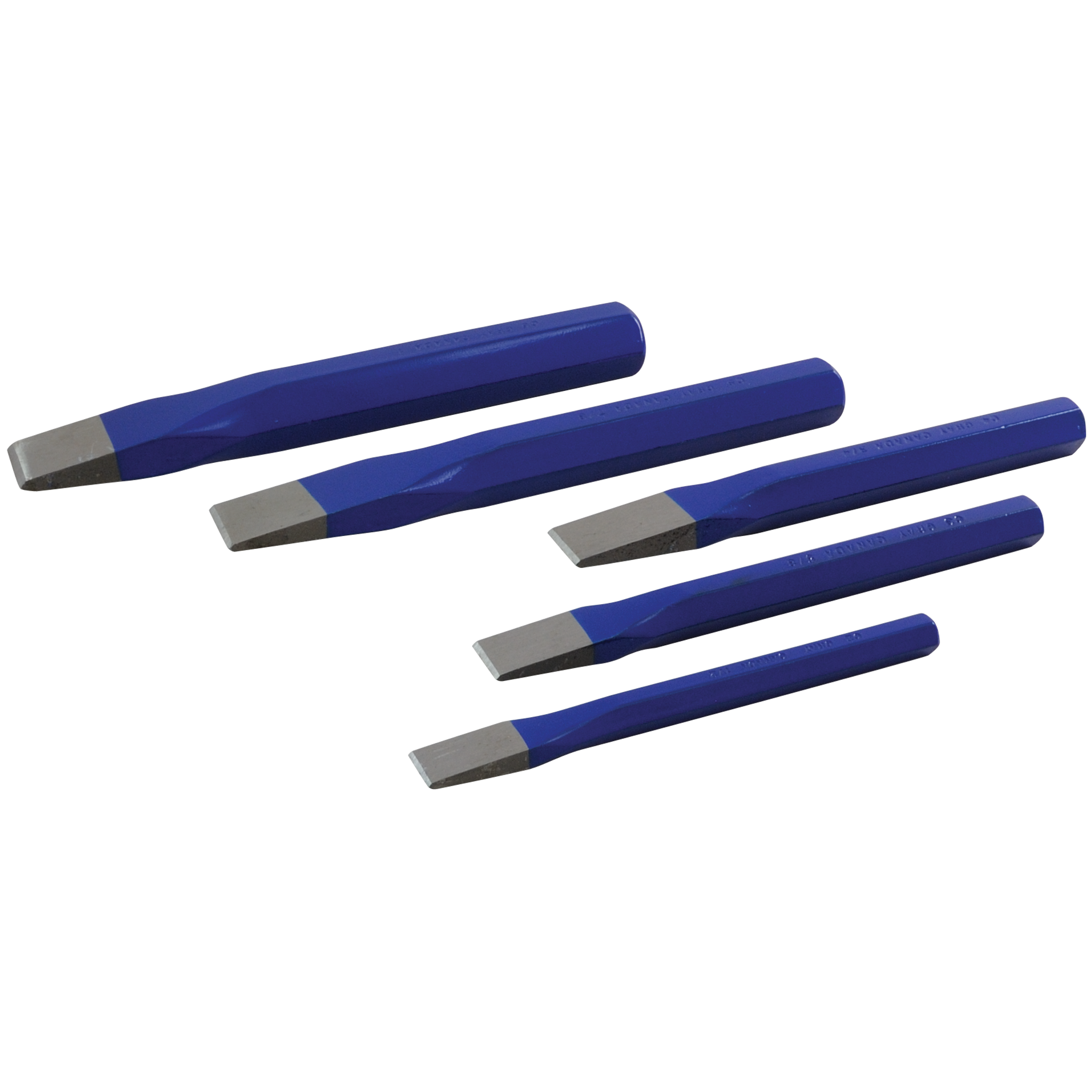 5 Piece Flat Chisel Set