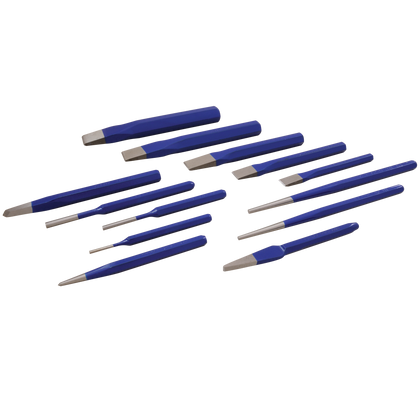 13 piece punch chisel set