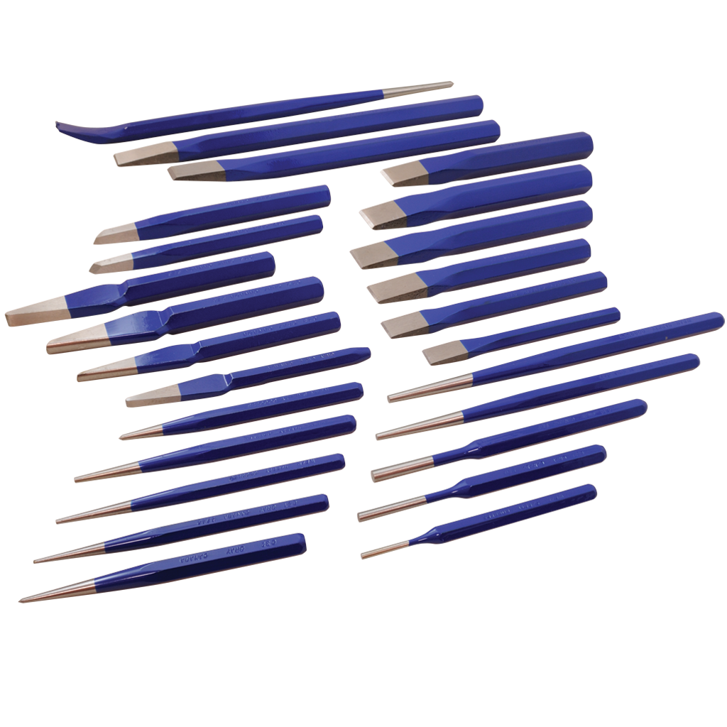 25 Piece Punch & Chisel Set