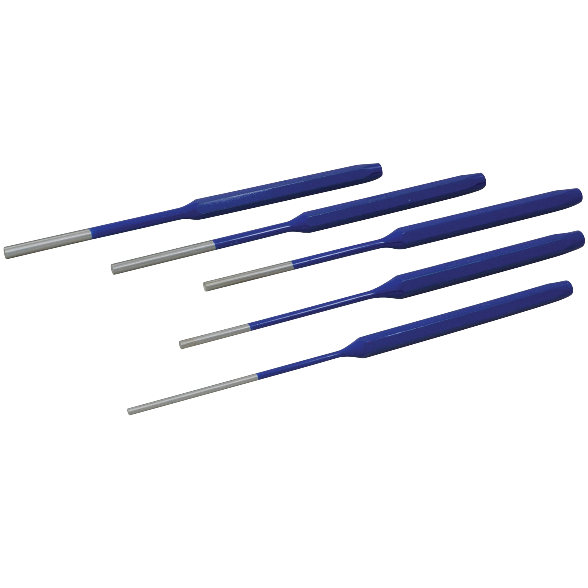 5 Piece Pin Punch Long Length Set