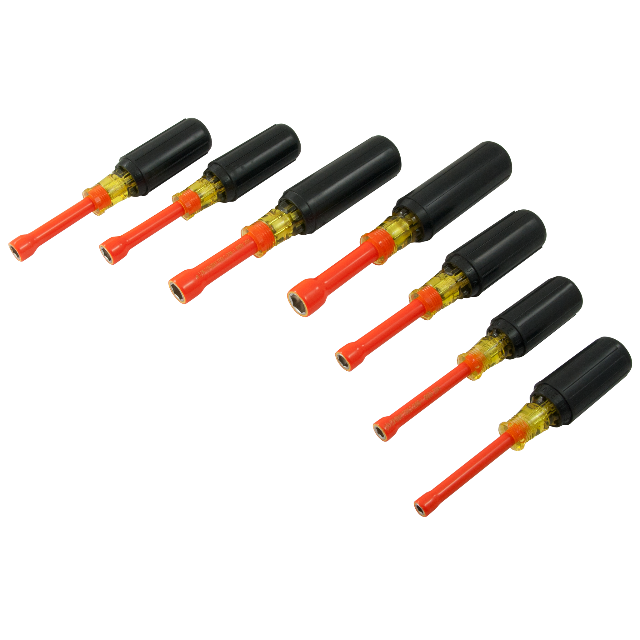 Insulated 7 Piece SAE Nut Driver Se