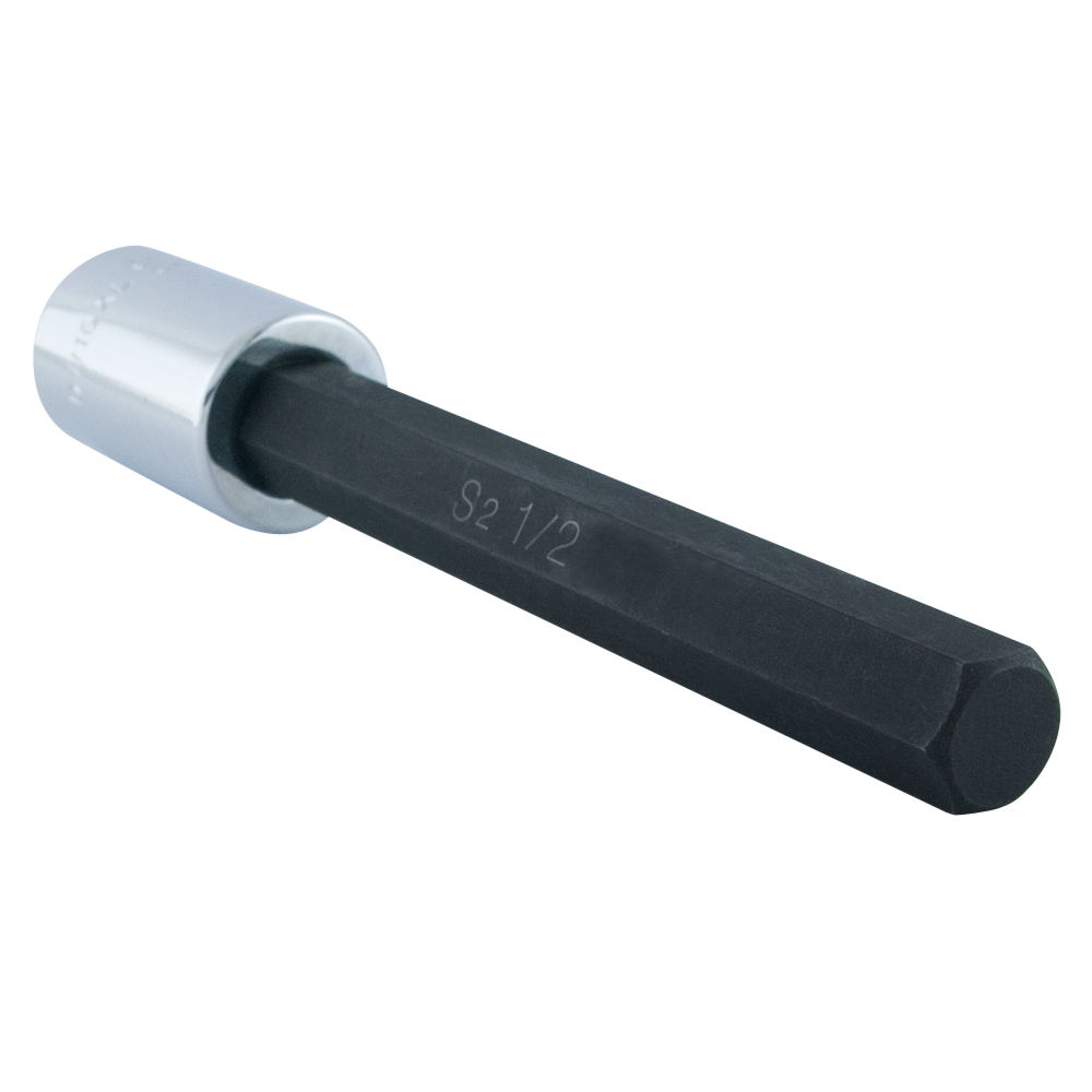 1/2" Dr. 6 Piece Extra Long SAE Hex Head Socket Set