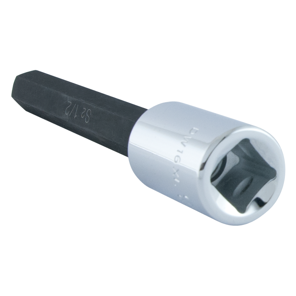 1/2" Dr. 6 Piece Extra Long SAE Hex Head Socket Set