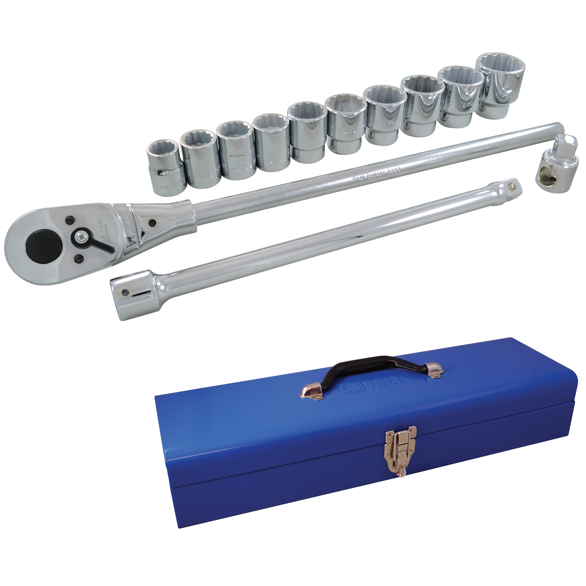 3/4" Dr. 15 Piece 12 Point SAE Socket Set