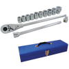 3/4" Dr. 15 Piece 12 Point SAE Socket Set