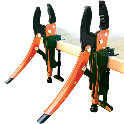 2 piece hands free locking plier set