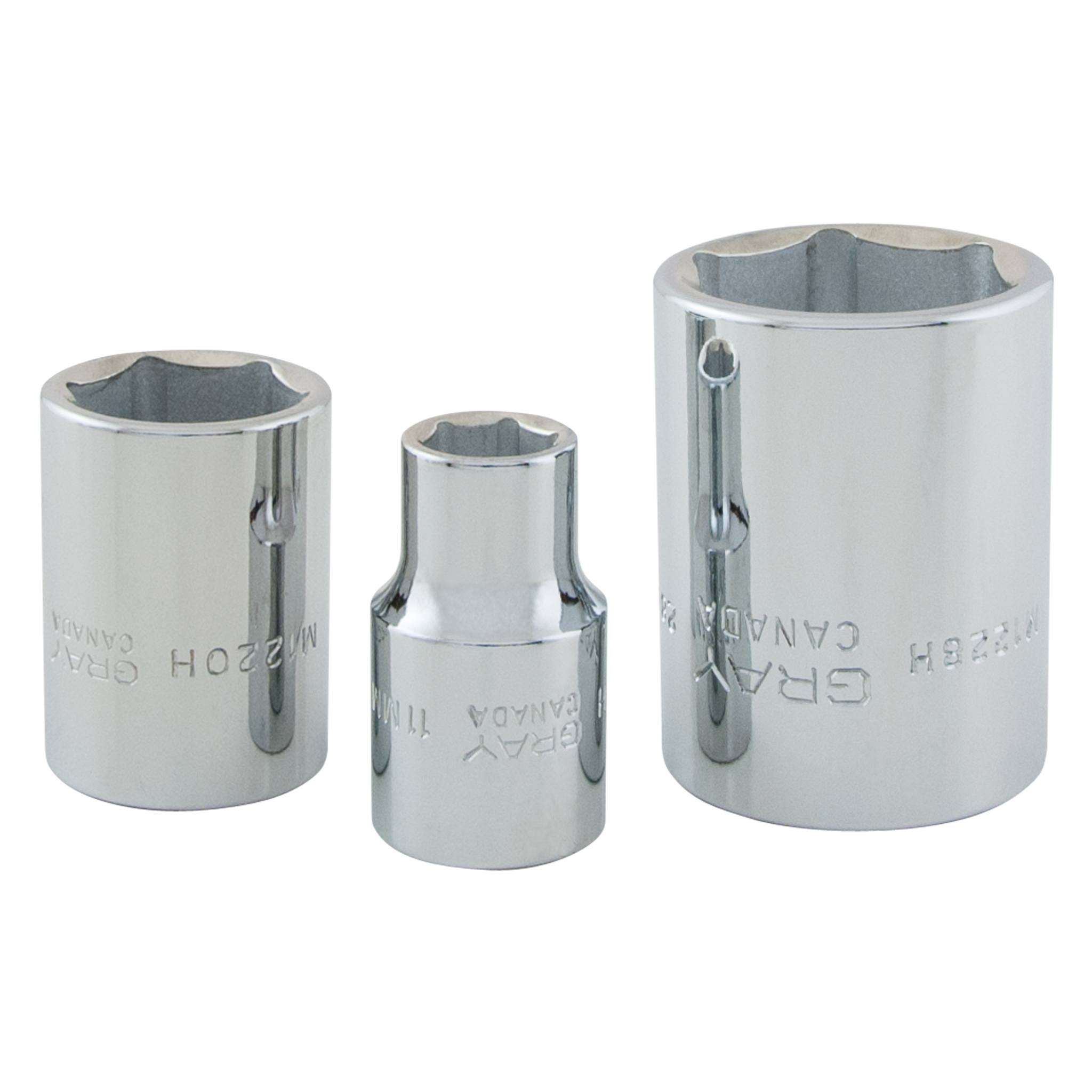 1/2" Dr. 19 Piece 6 Point Standard Metric Socket Set