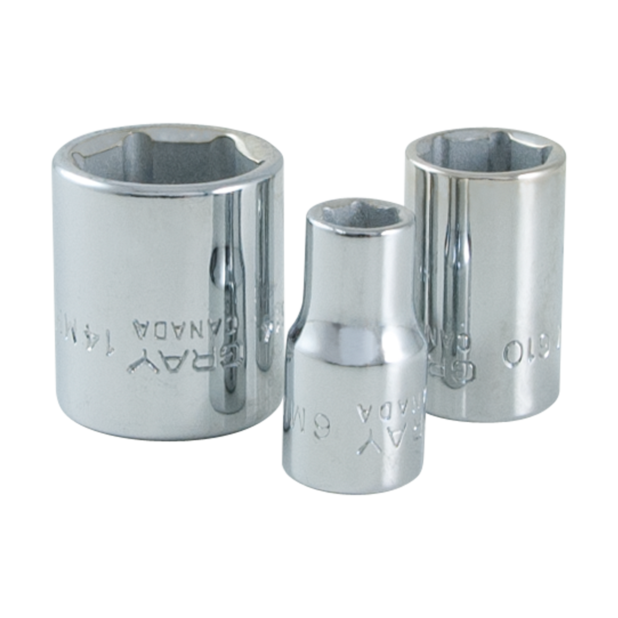 1/4" Dr. 12 Piece 6 Point Standard Metric Socket Set