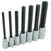1/2" Dr. 7 Piece Extra Long - Metric Hex Head Socket Set