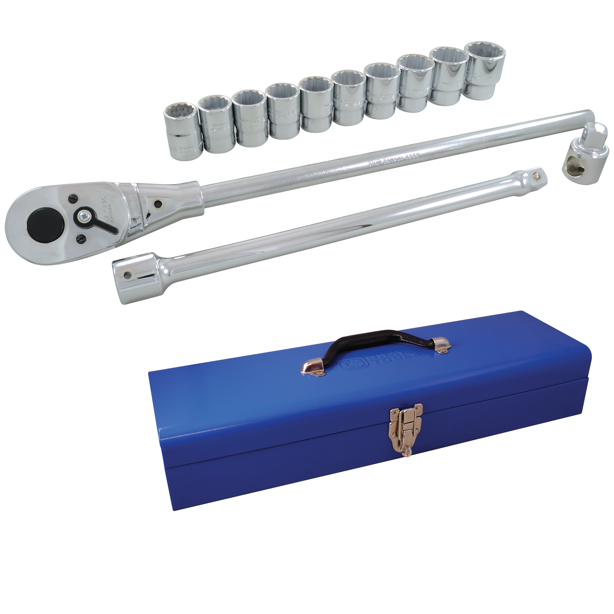 3/4" Dr. 15 Piece 12 Point Metric Socket Set