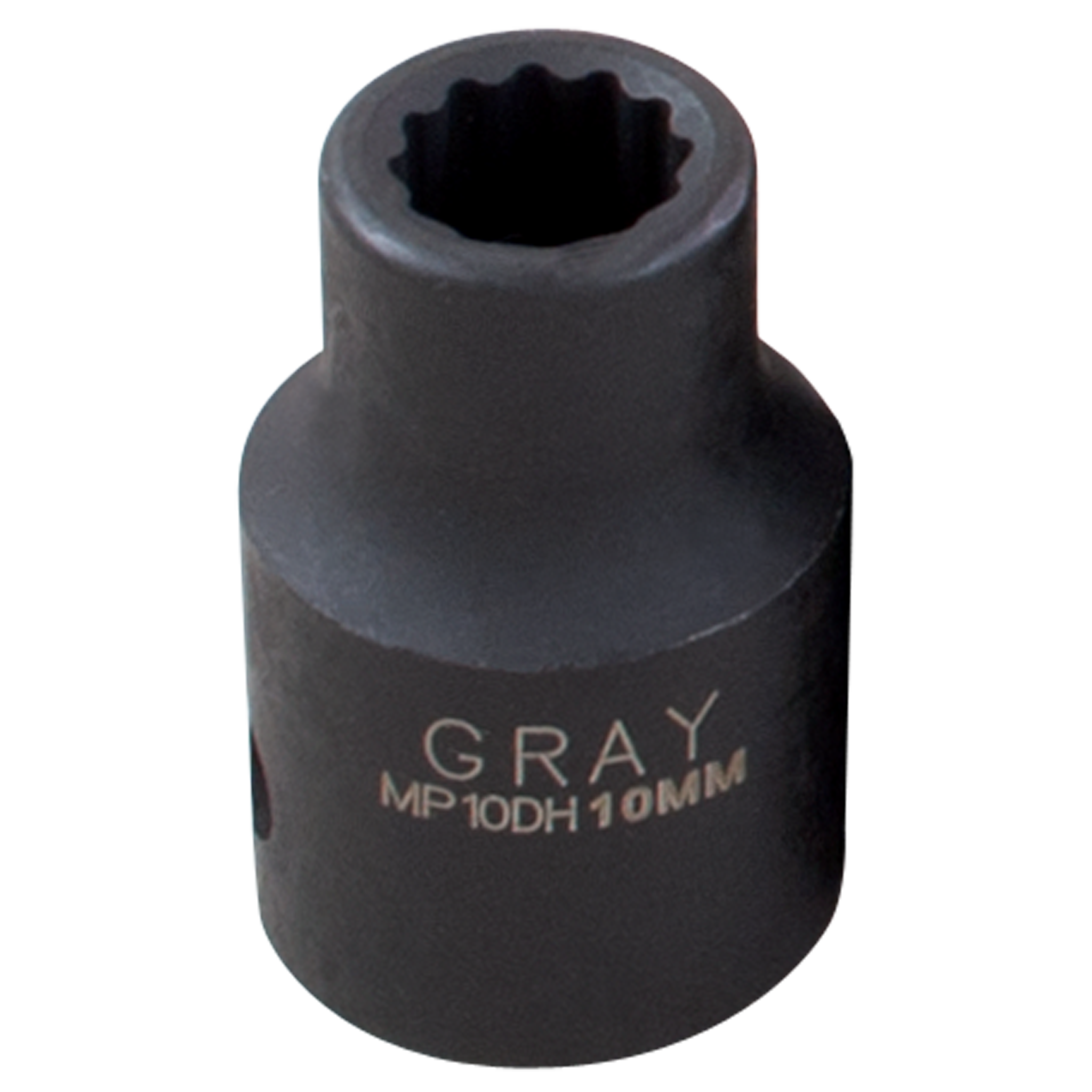 1/2" Drive 12 Point Metric Standard Length Sockets - Impact Black Industrial Finish