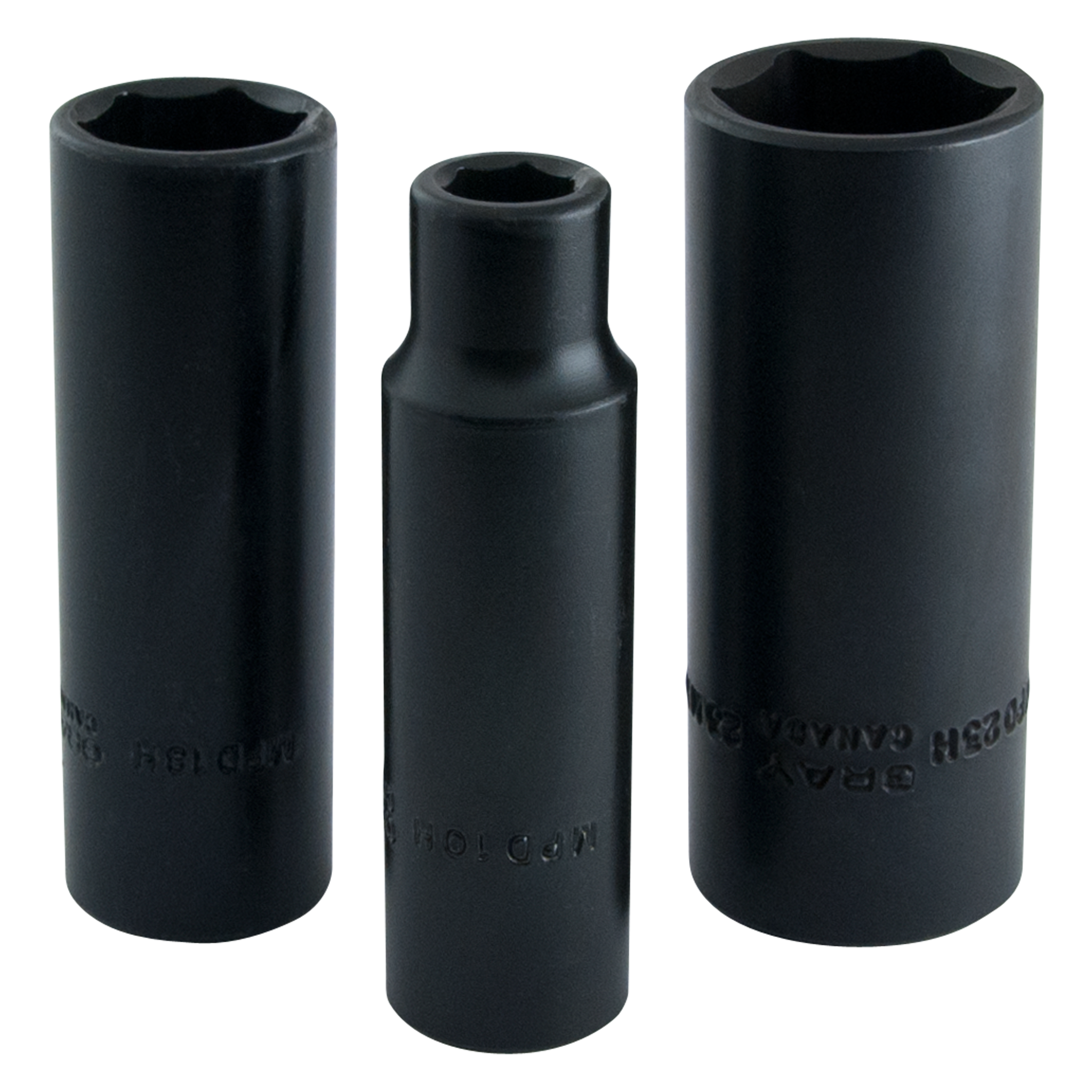 1/2" Dr. 14 Piece 6 Point Deep Metric Impact Socket Set