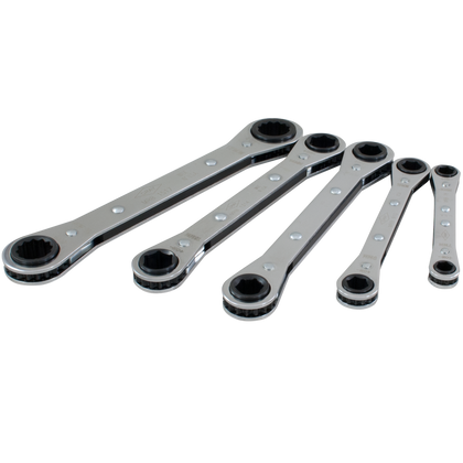 5 piece metric ratcheting box wrench set