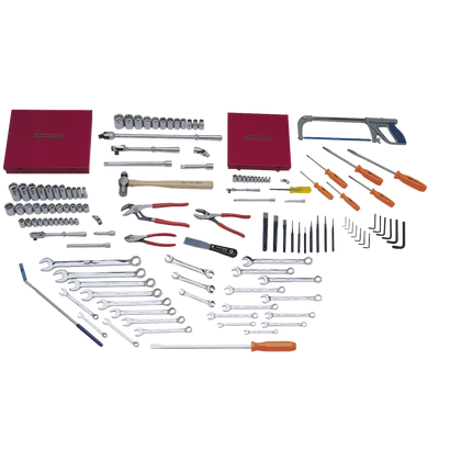 131 Piece Starter SAE & Metric Set - Tools Only