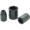 3/8" Drive 6 Point Metric Standard Length Sockets - Impact Black Industrial Finish