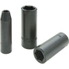 3/8" Drive 6 Point Metric Deep Length Sockets - Impact Black Industrial Finish