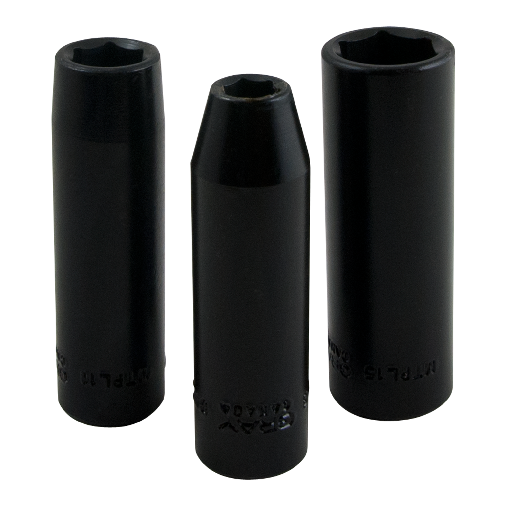 3/8" Dr. 12 Piece 6 Point Deep Metric Impact Socket Set