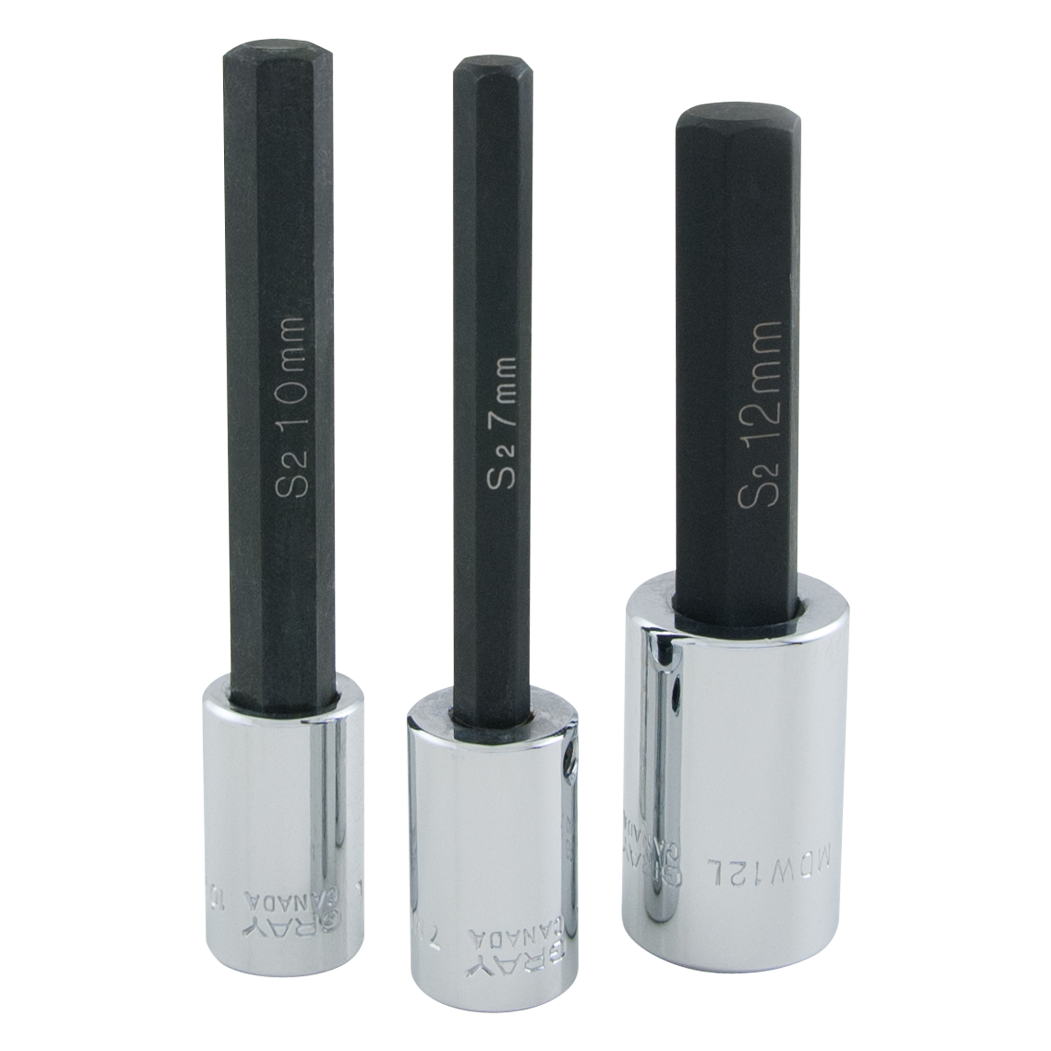 3/8" & 1/2" Drive 9 Piece Metric Hex Head Socket Set